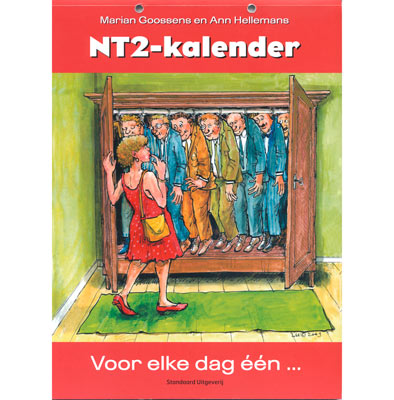 'NT2-kalender', Cover illustratie (Standaard uitgeverij)